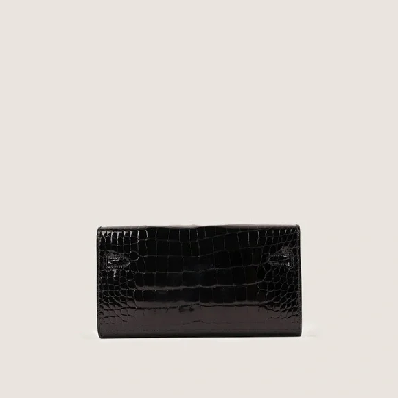 Hermes Black alligator Clutch - Picture 2 of 9